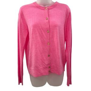 J. Crew Pink Cardigan Sweater